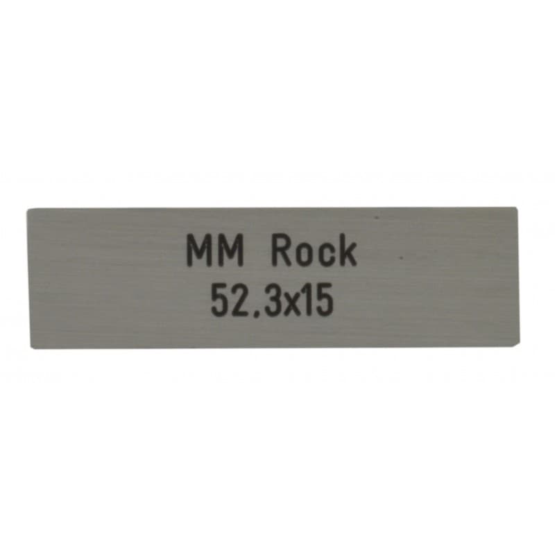 MM-Rock 52,3 x 15 mm, Alu, mit 2 Schrauben, MM-Rock 52,3 x 15 mm, Alu, mit 2 Schrauben