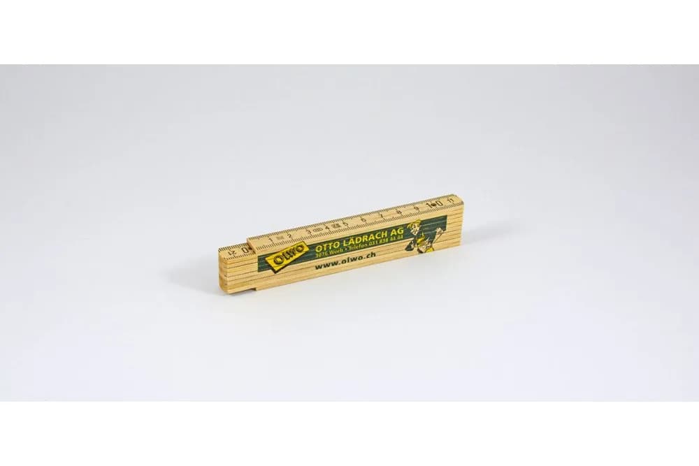 Metrauer Holzgliedermeter POCKET 1 m, Natur