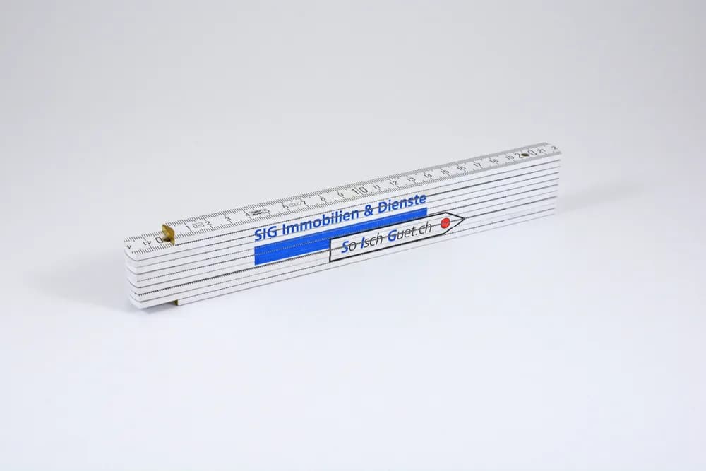 Metrauer Holzgliedermeter EXAKT 2 m in Weiss