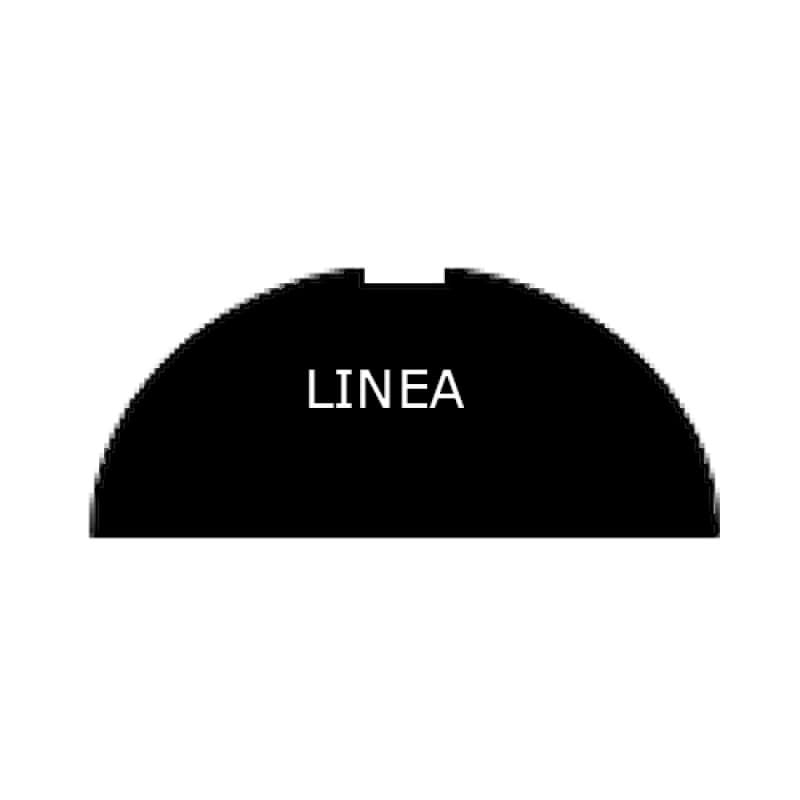 LINEA 47 x 22 x 0,5 mm, Gravoply-2 schwarz Ref. 210, LINEA 47 x 22 x 0,5 mm, Gravoply-2 schwarz Ref. 210