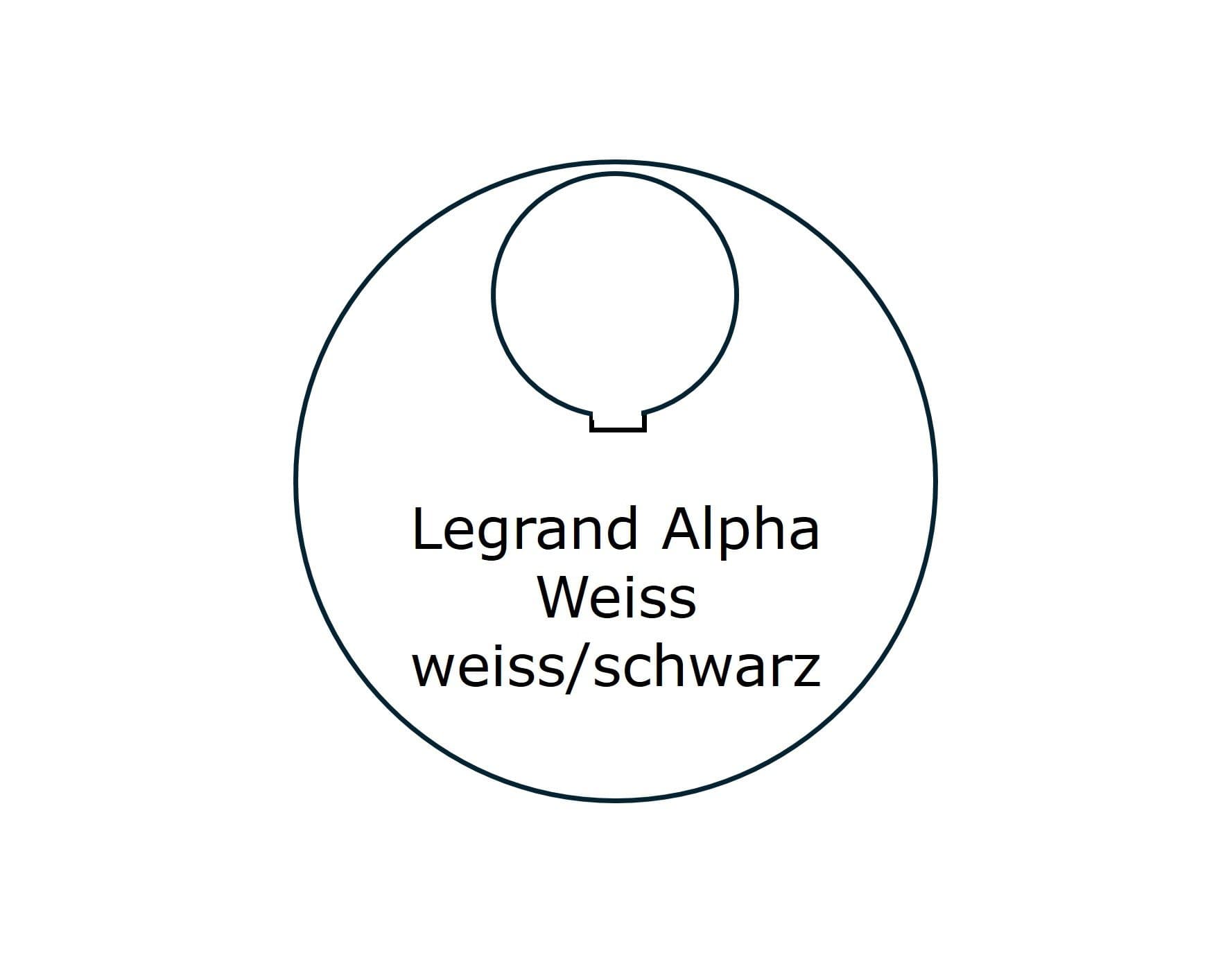 LEGRAND ALPHA 58 x 23,5 x 0,5 mm, weiss, LEGRAND ALPHA 58 x 23,5 x 0,5 mm, weiss