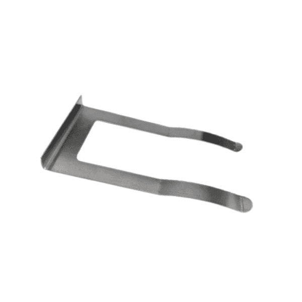 Haltefeder Gabel (Inox) zu Swiss-Box 100 x 25 mm, Haltefeder Gabel (Inox) zu Swiss-Box 100 x 25 mm