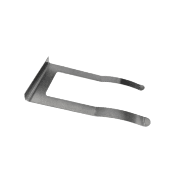 Haltefeder Gabel (Inox) zu Swiss-Box 100 x 25 mm, Haltefeder Gabel (Inox) zu Swiss-Box 100 x 25 mm