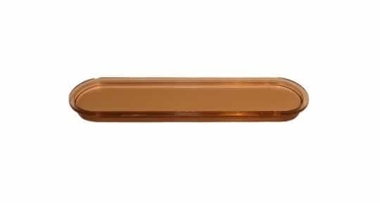 PLEXI MARCMETALL 73 x 19 mm, Rauchglas, PLEXI MARCMETALL 73 x 19 mm, Rauchglas
