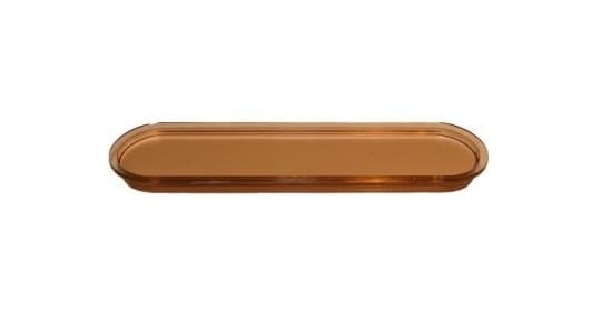 PLEXI MARCMETALL 73 x 19 mm, Rauchglas, PLEXI MARCMETALL 73 x 19 mm, Rauchglas