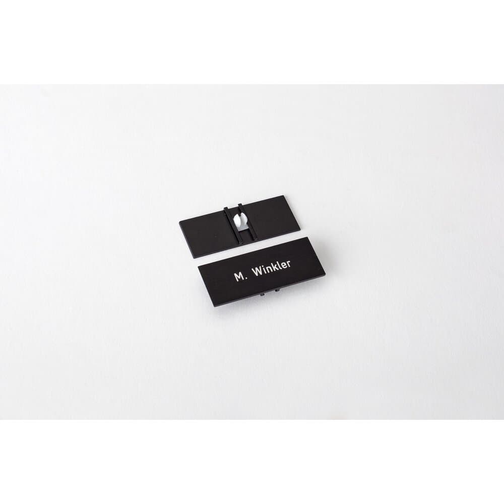 SCHWEIZER S19 50 x 20 mm, schwarz, ohne Gravofoil, SCHWEIZER S19 50 x 20 mm, schwarz, ohne Gravofoil