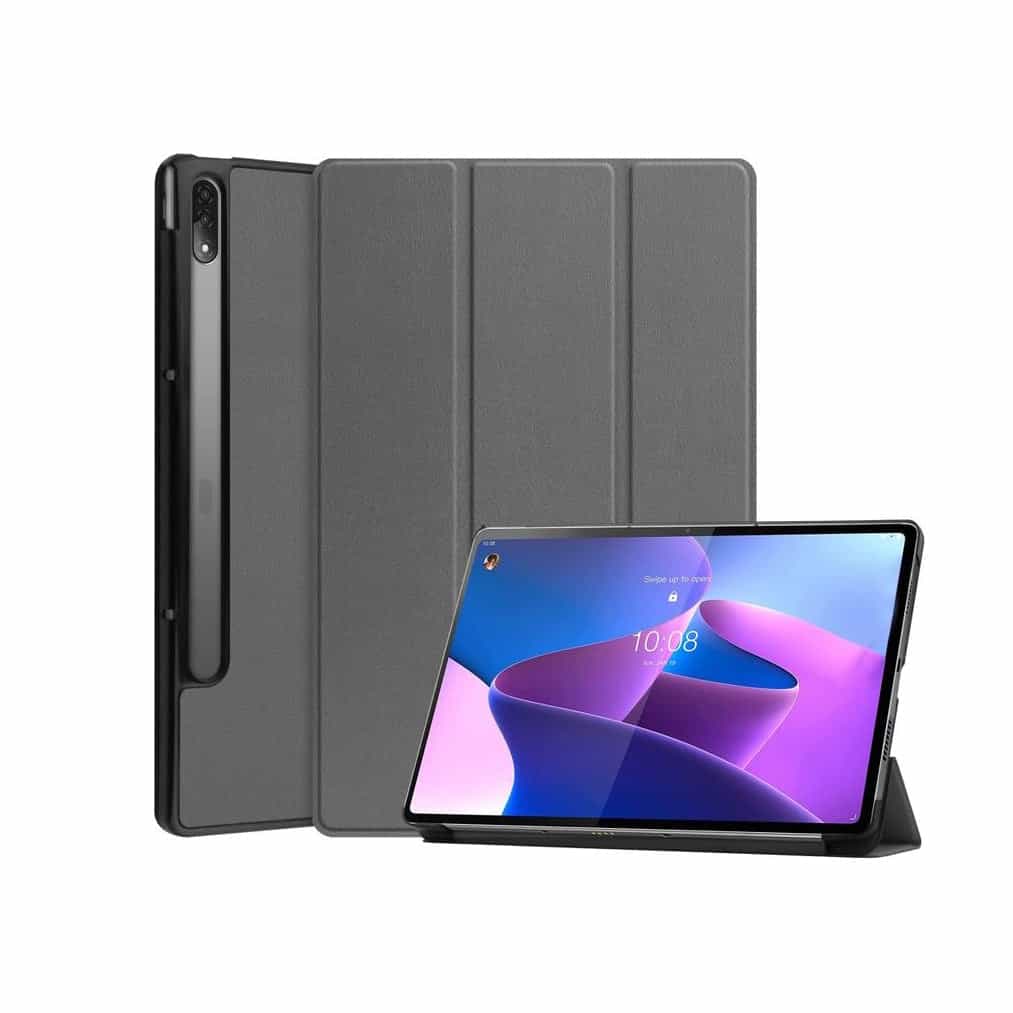Dreifach Faltbare Hülle für Lenovo P12 Pro, Dreifach Faltbare Hülle für Lenovo P12 Pro