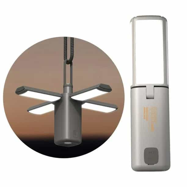 Auffaltbare Led Campinglampe (Wasserabweisend Inkl. Akkus), Auffaltbare Led Campinglampe (Wasserabweisend Inkl. Akkus)