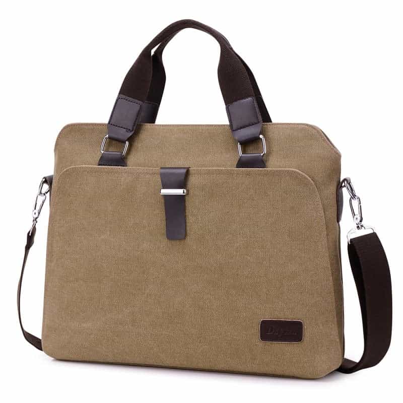 Laptoptasche aus Canvas, Laptoptasche aus Canvas