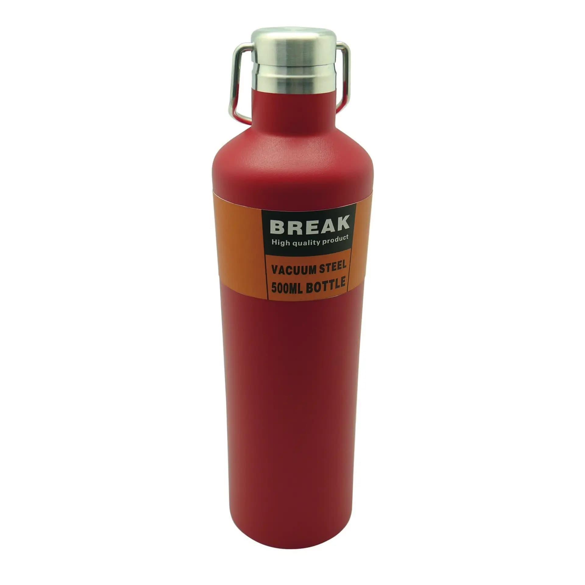 Thermosflasche BREAK in Rot