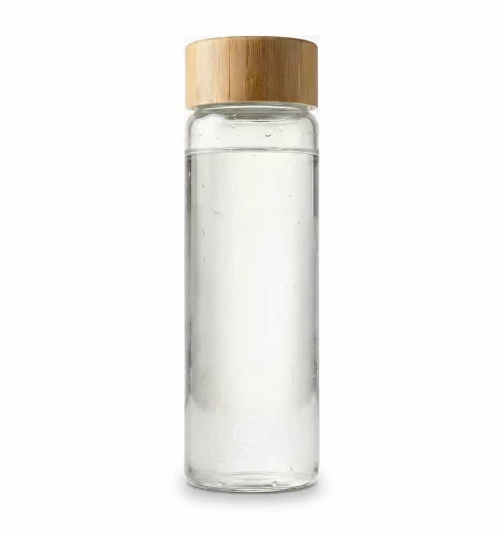TREECK® Glasflasche VISTA, transparent, TREECK® Glasflasche VISTA, transparent