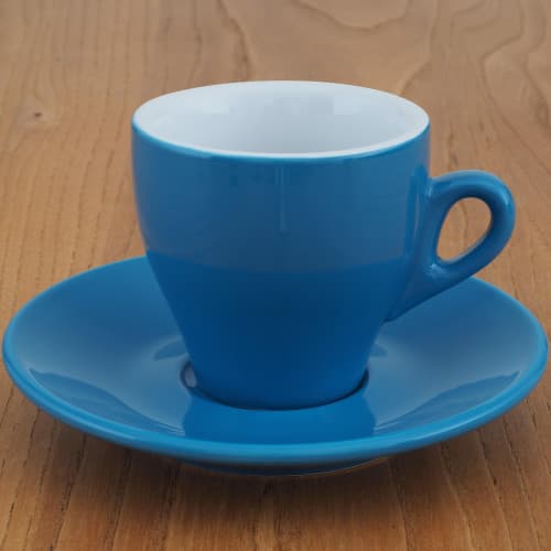 Cappuccinotasse Nuova Point "Milano", 6 Stk. in Blau