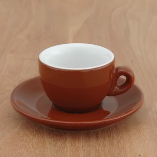 Espressotasse Nuova Point "Sorrento", 6 Stk. in Braun
