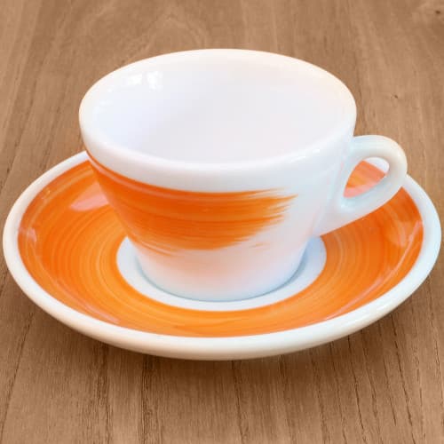 Cappuccinotasse Ancap "Torino", 6 Stk. in Orange
