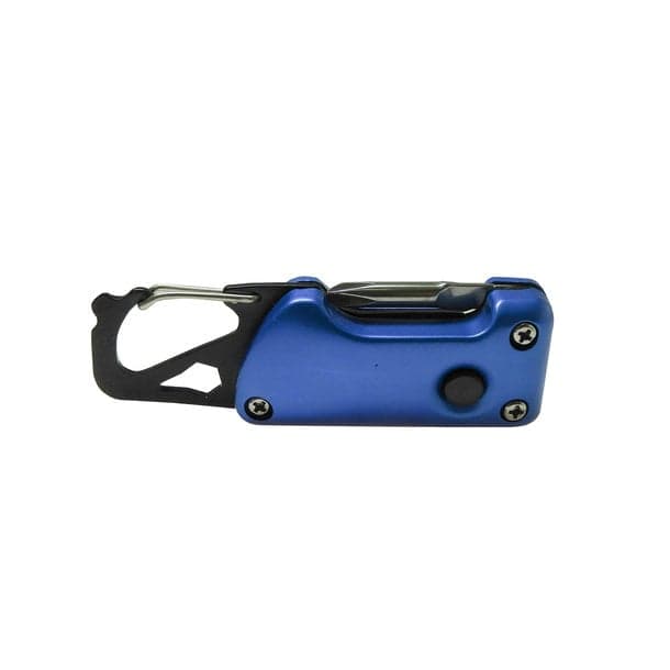 Climber Karabiner mit Lampe in Blau