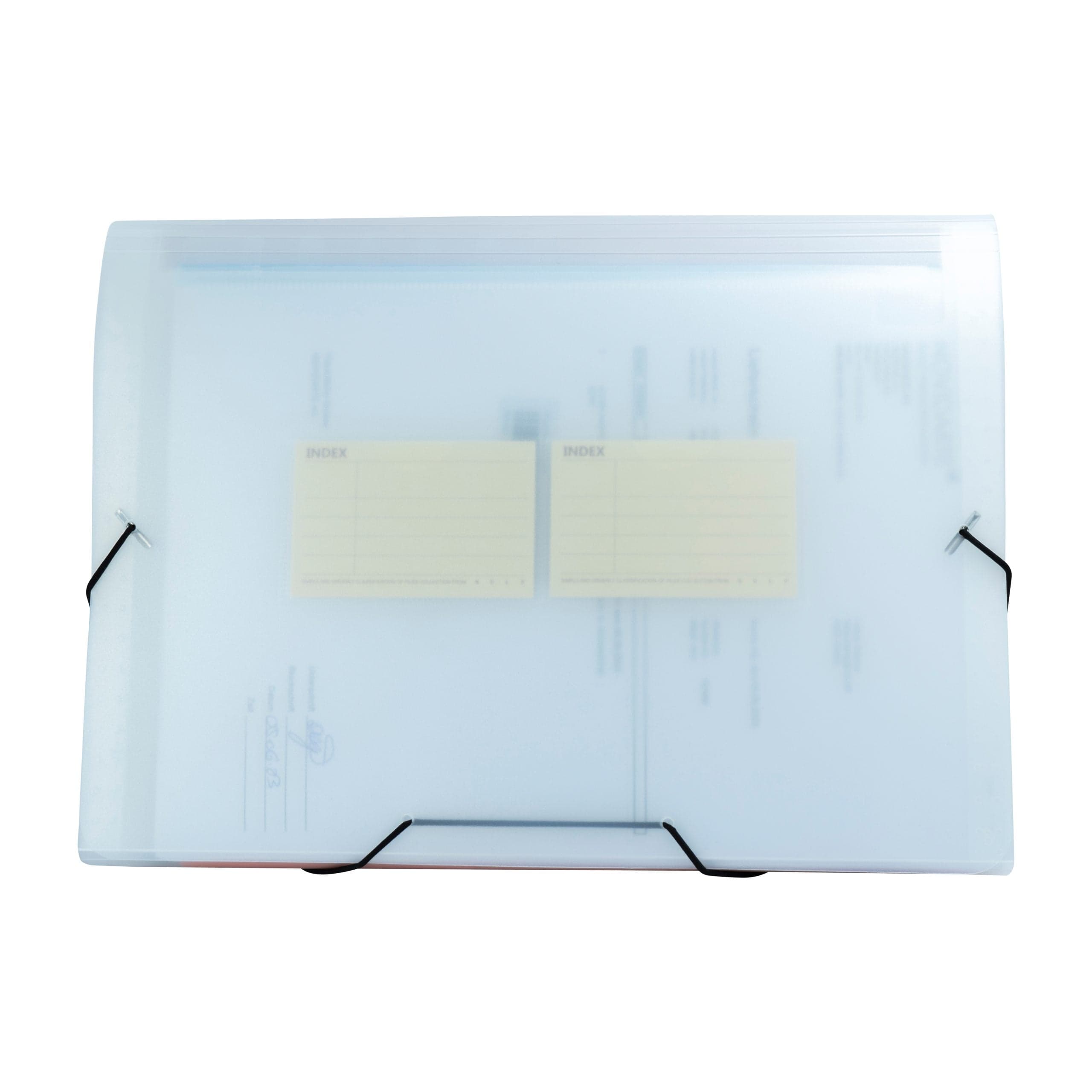 Transparente Fächermappe, 5 Stück