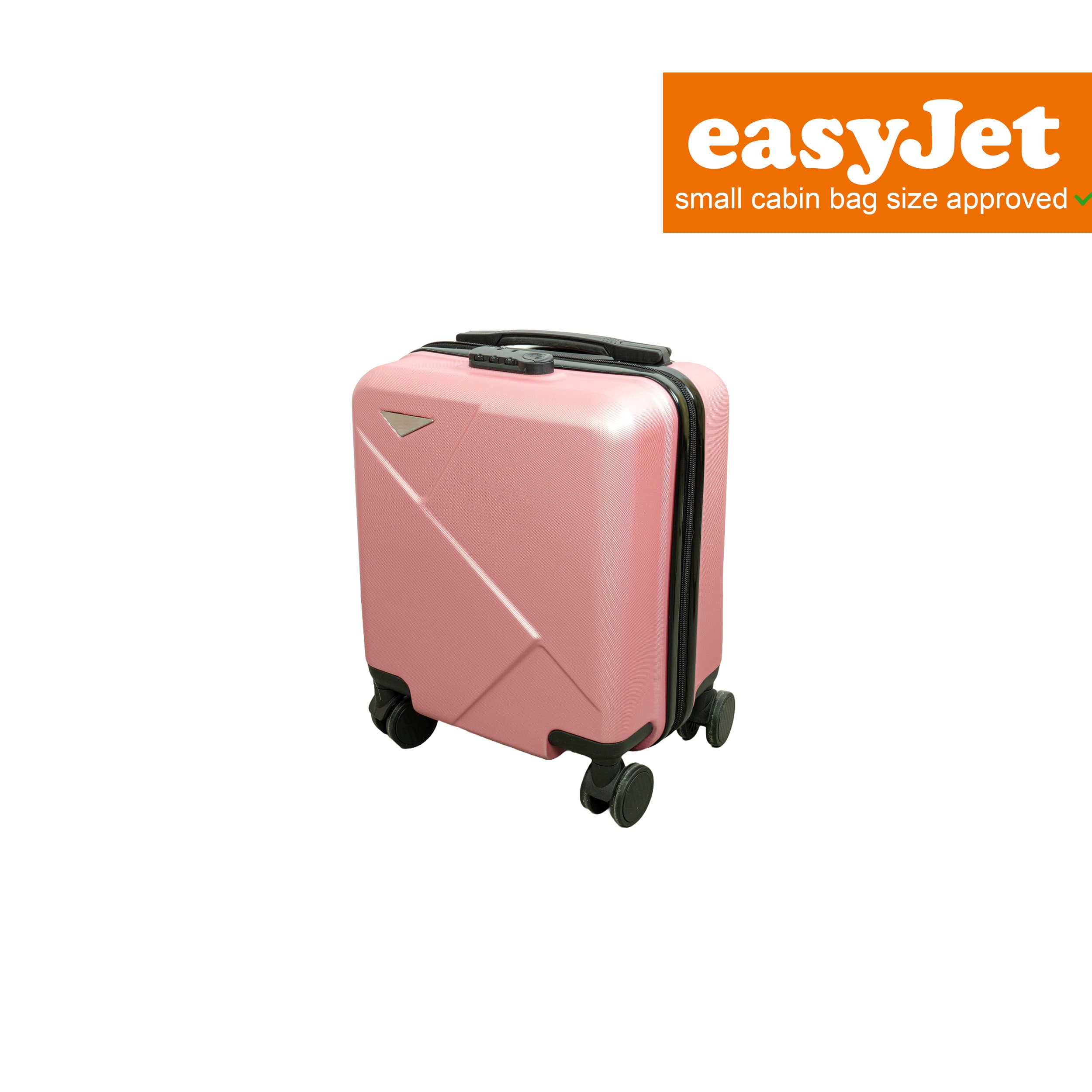 Titan Easy Jet Cabin Trolley in Rosa