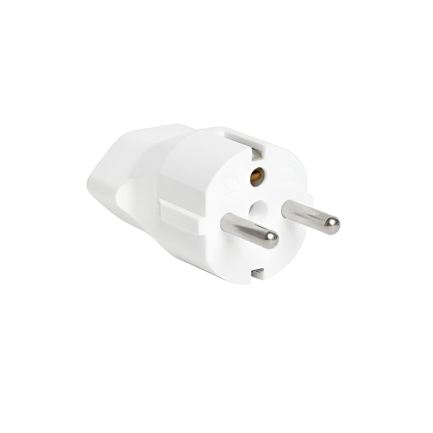 Stecker Adapter (Schuko) in Weiss