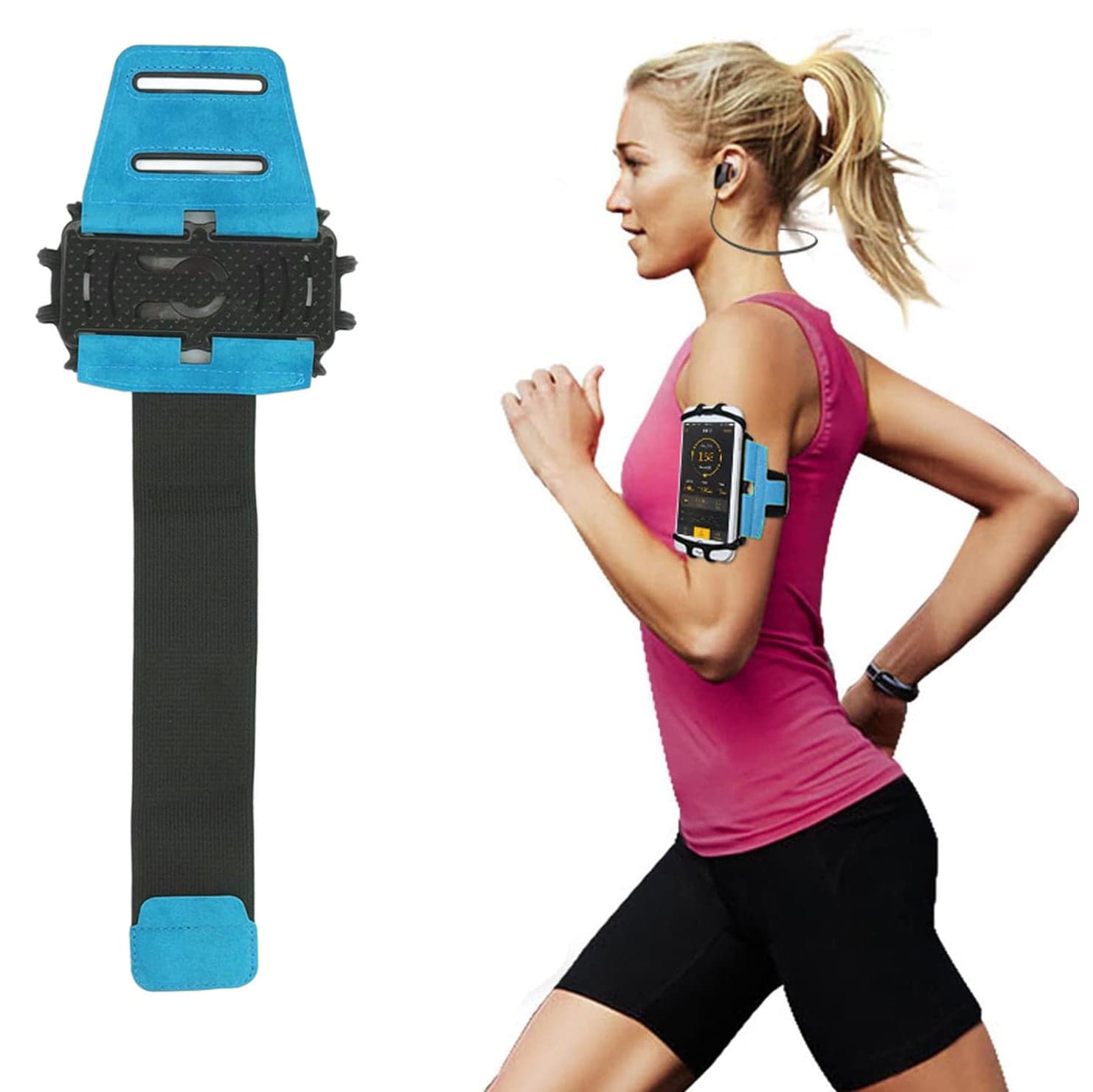 Sport Smartphone Armband in Blau